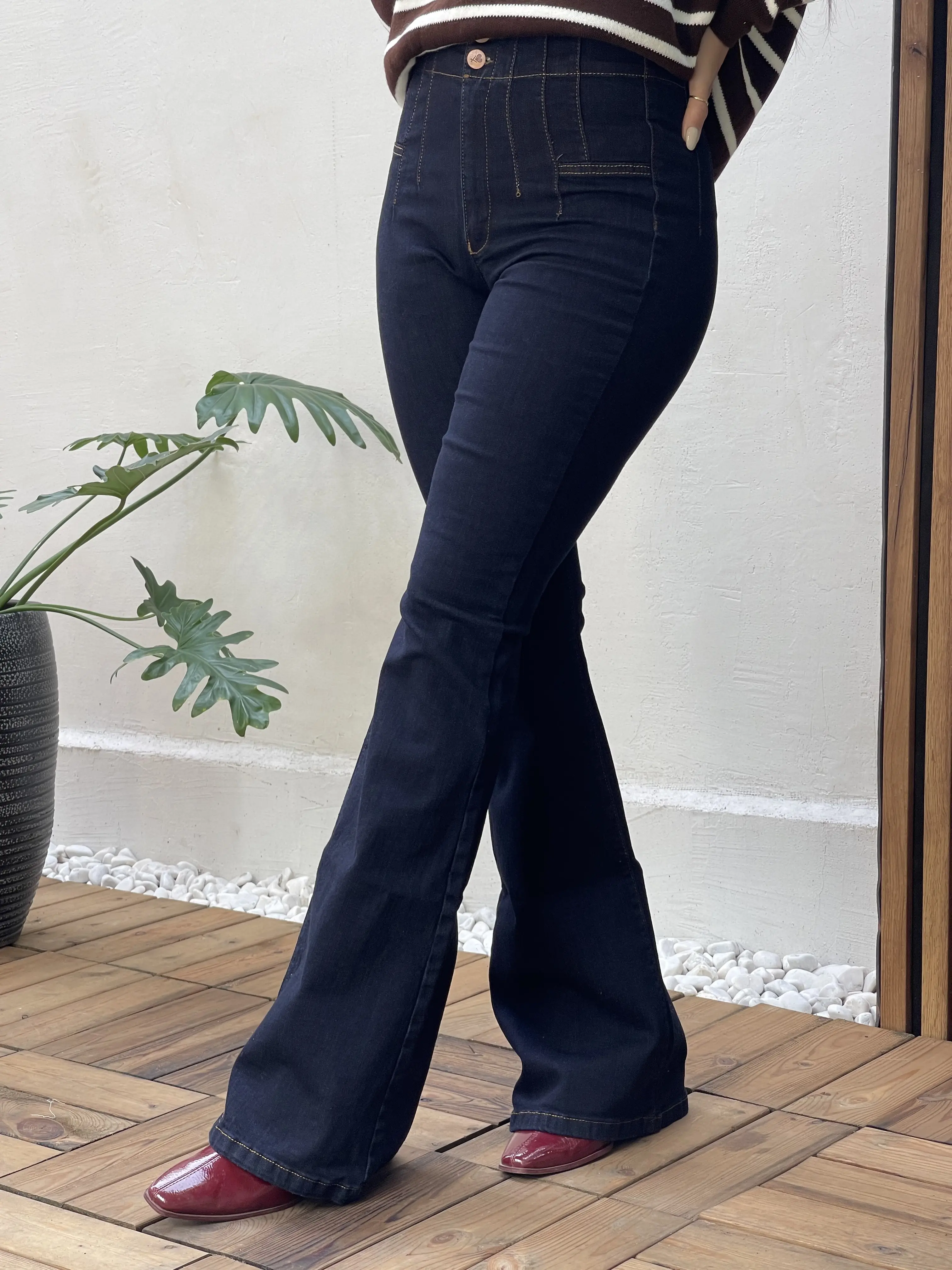 شلوار جین بوت کات اورجینال ترک